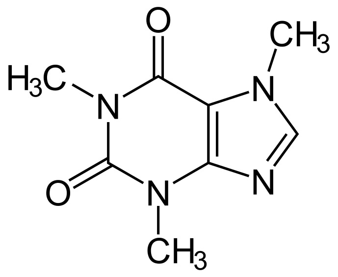Химическая структура кофеина